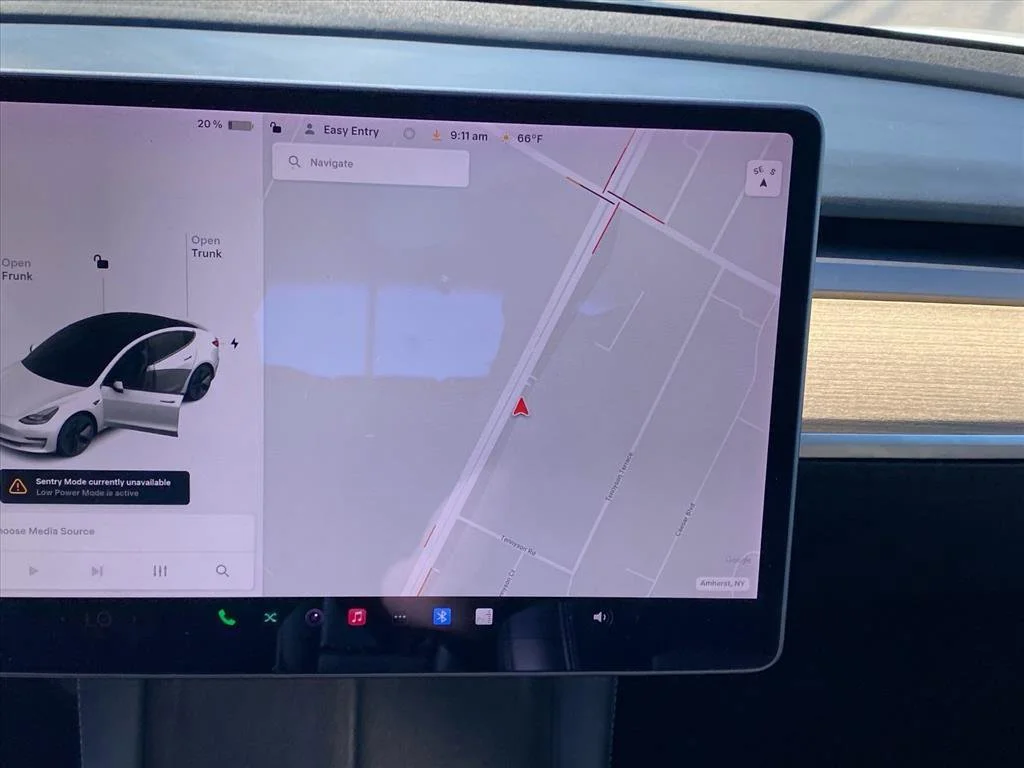 Used 2021 Pearl White Multi-Coat Tesla Long Range image 12