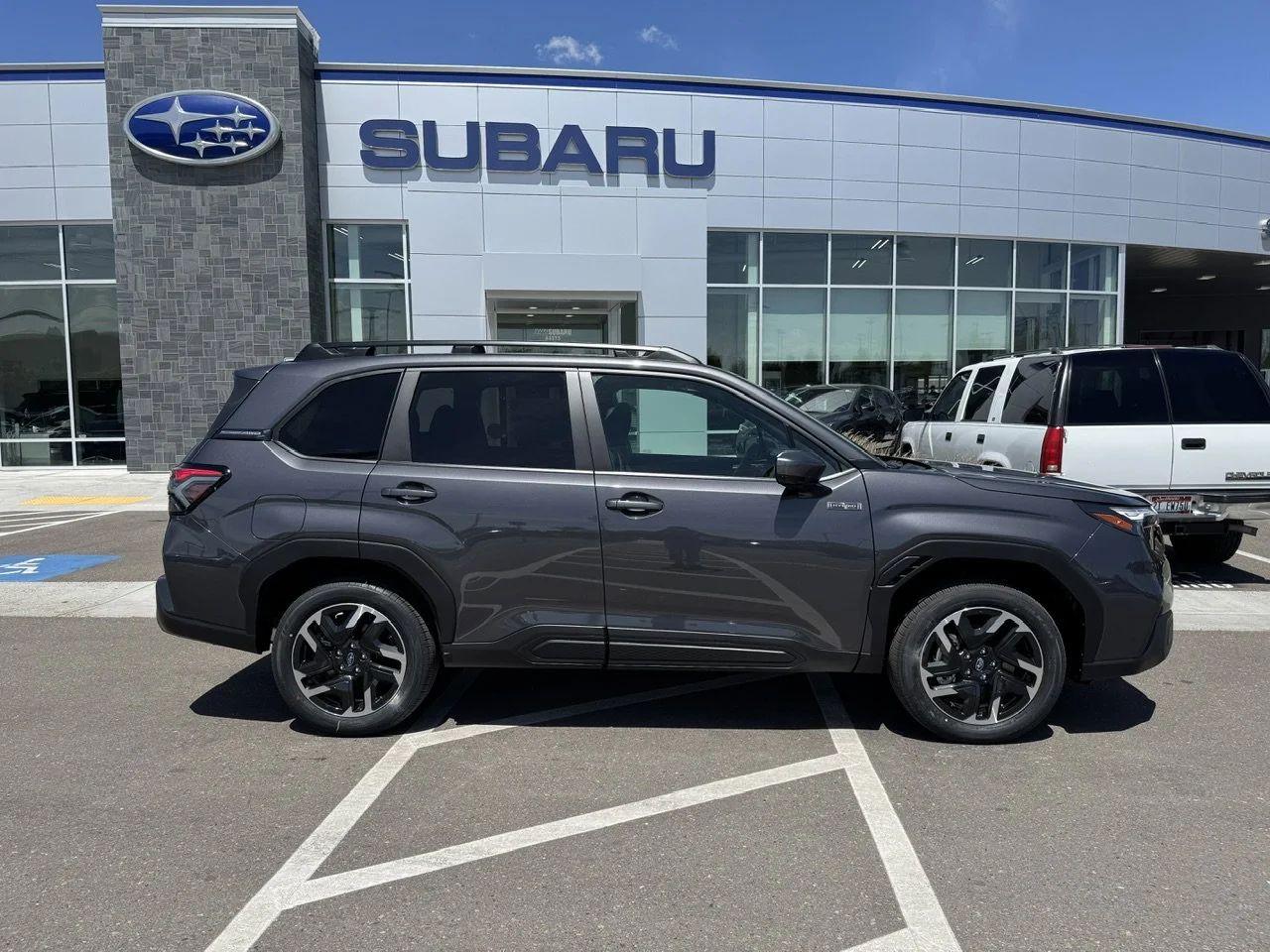 New 2026 Magnetite Gray Metallic Subaru Premium Hybrid image 9