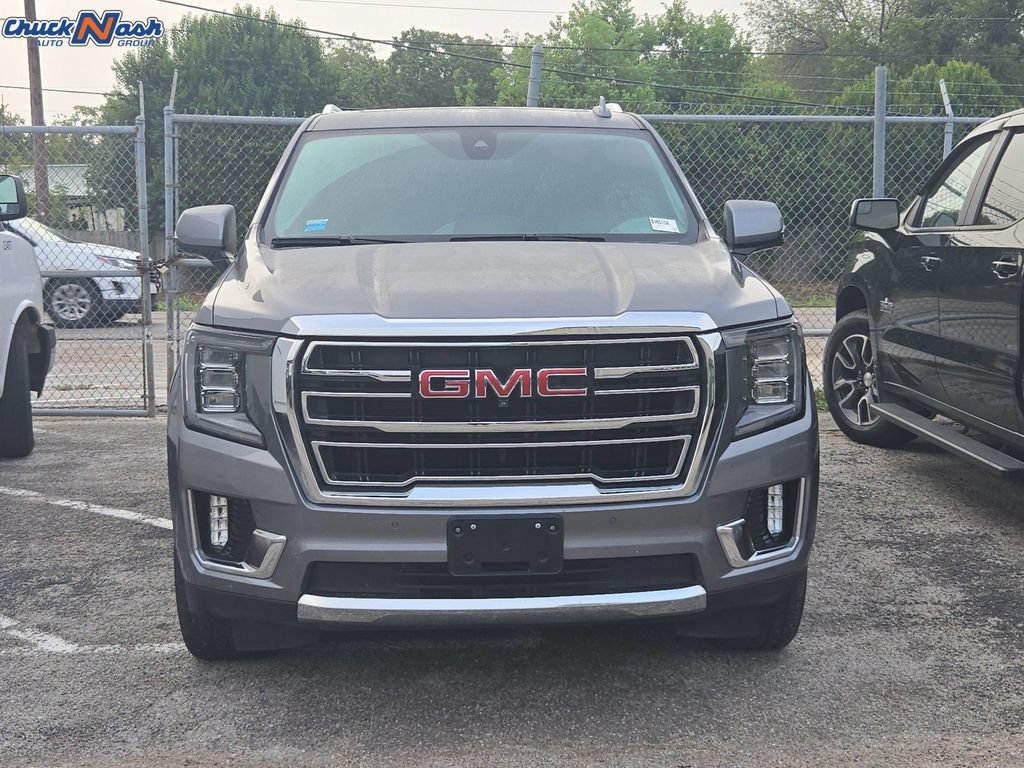 Used 2021 SATIN STEEL METALLIC GMC SLT image 2