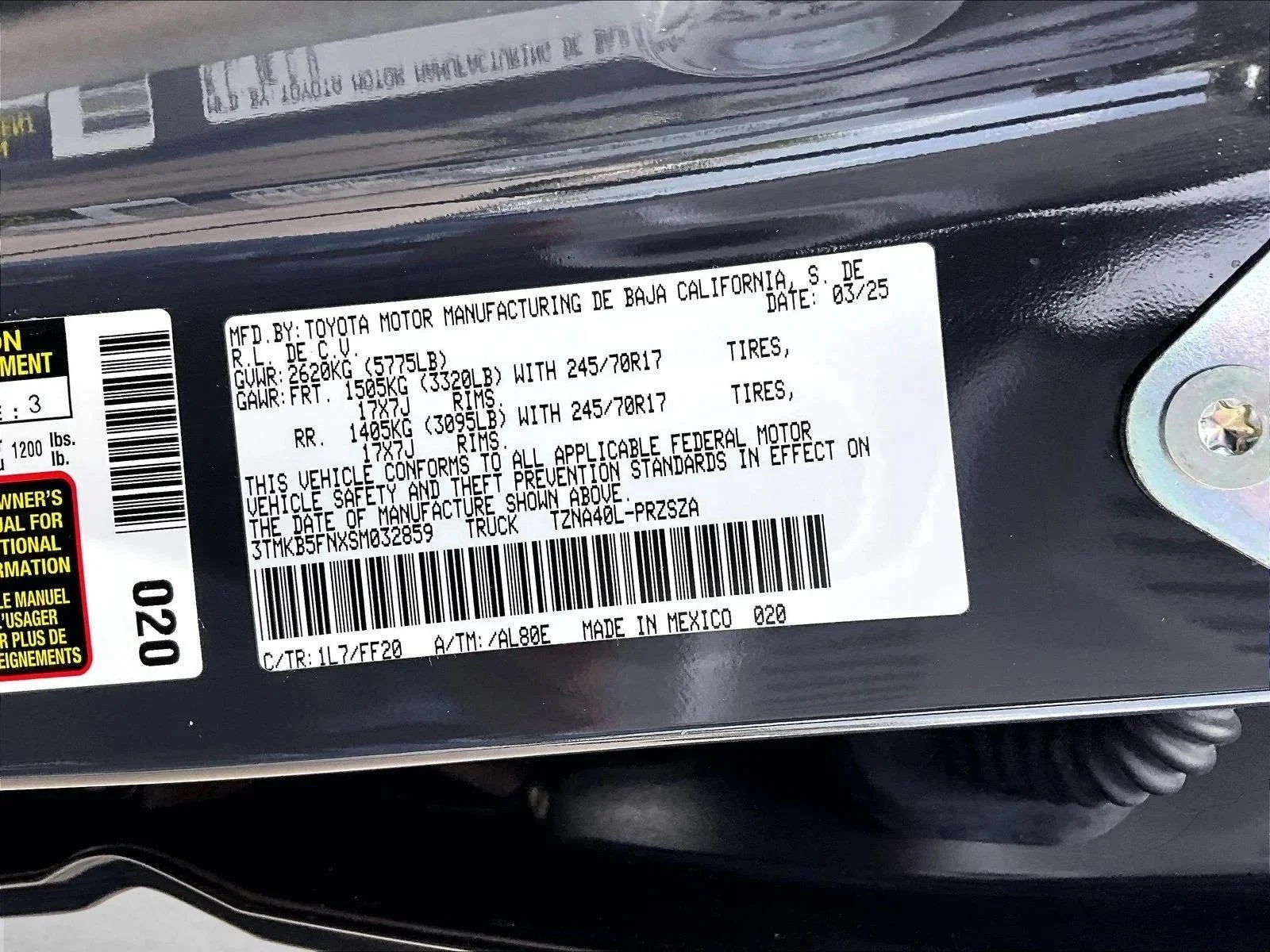 Used 2025 Black Toyota SR5 image 30