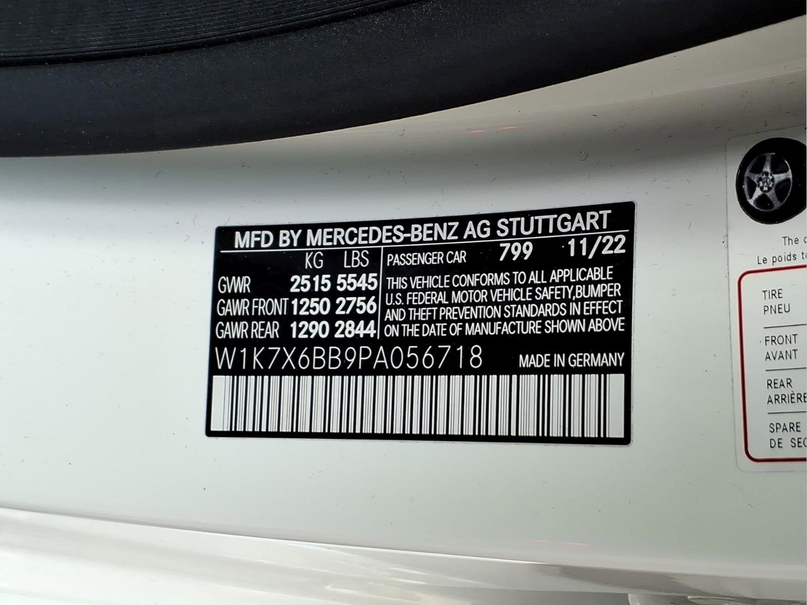 Certified Used 2023 MANUFAKTUR Diamond White Metallic Mercedes-Benz AMG® GT 53 4-Door Coupe image 34