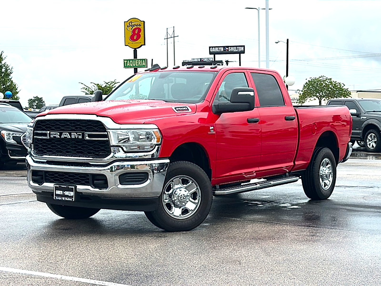 Used 2024 Flame Red Clearcoat Ram Tradesman Crew Cab 4x4 6