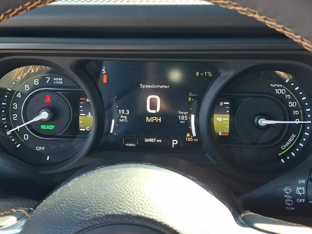 Used 2024 Silver Jeep Sahara 4xe image 26