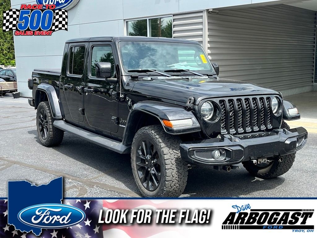 Used 2021 Black Jeep Overland image 1
