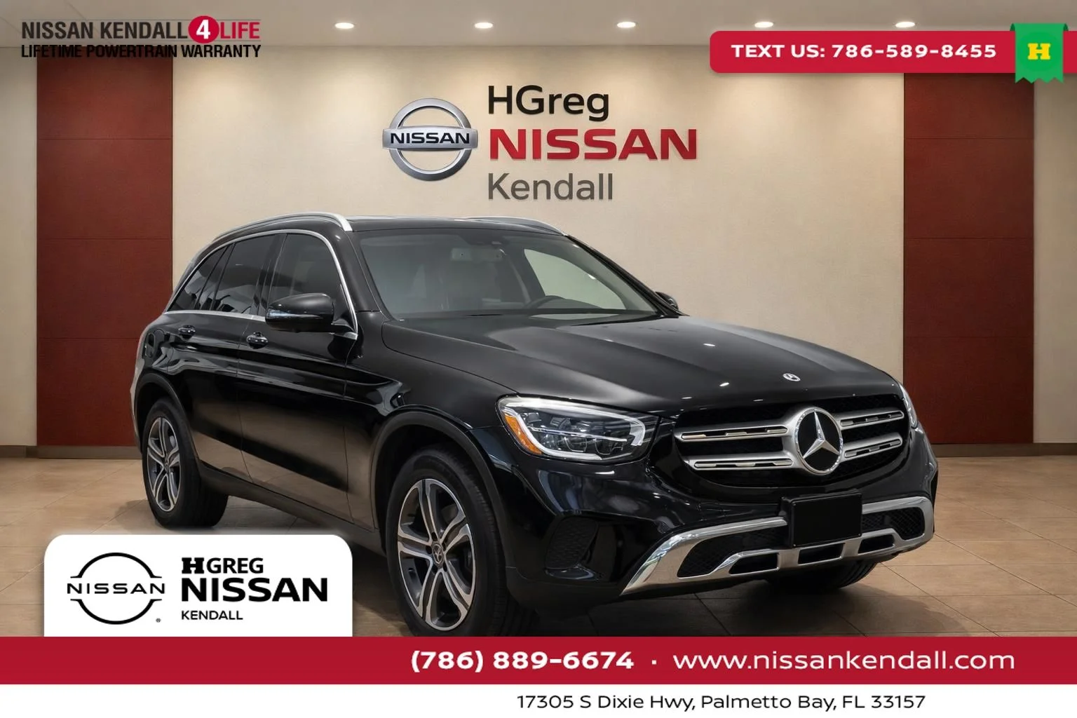 Used 2022 Black Mercedes-Benz GLC 300 image 1