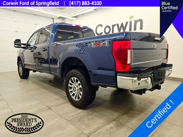 Certified Used 2020 Blue Jeans Metallic Ford Lariat image 4