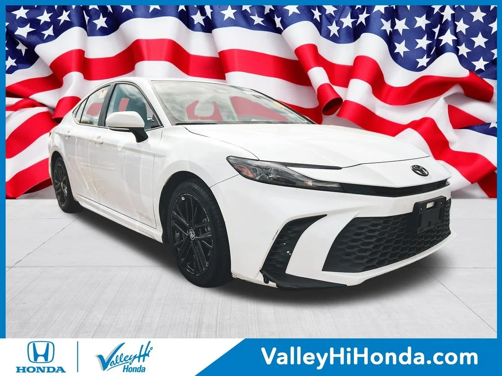 Used 2025 White Toyota SE image 1