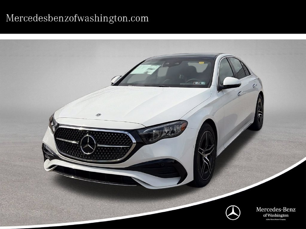 New 2027 Polar White Mercedes-Benz E 350 image 1