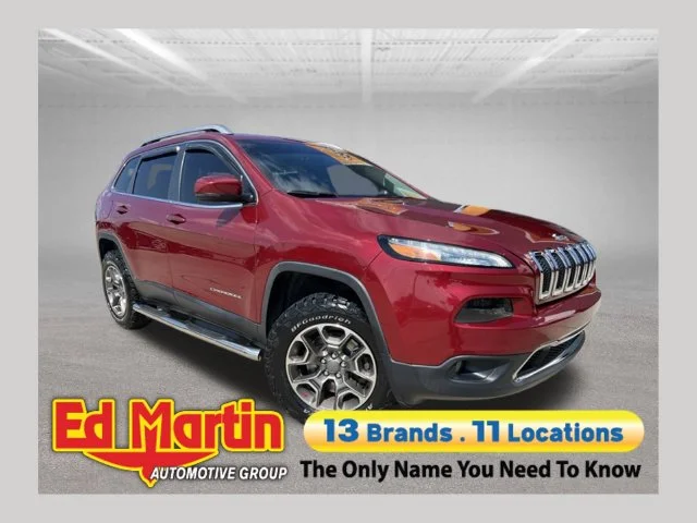 Used 2016 Red Jeep Limited image 1