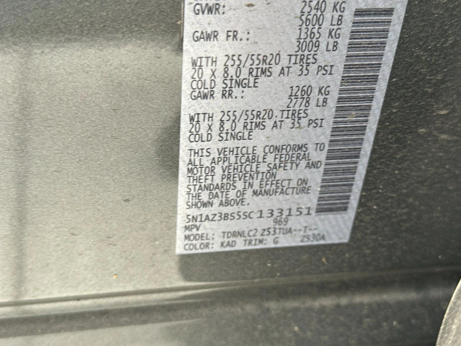 Used 2025 Gun Metallic Nissan SV image 26