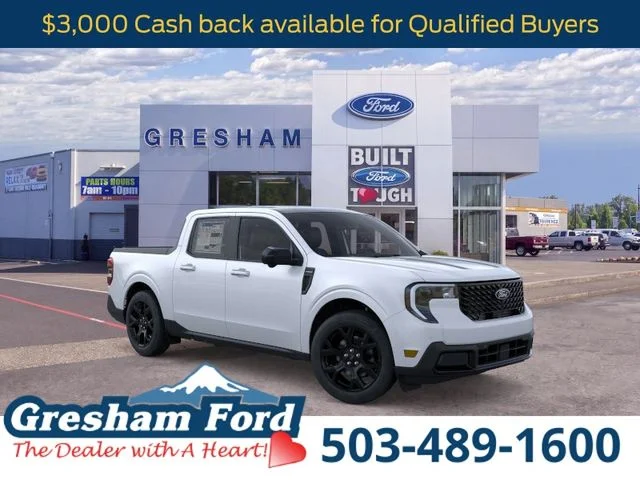 New 2025 Space White Metallic Ford Lariat image 7