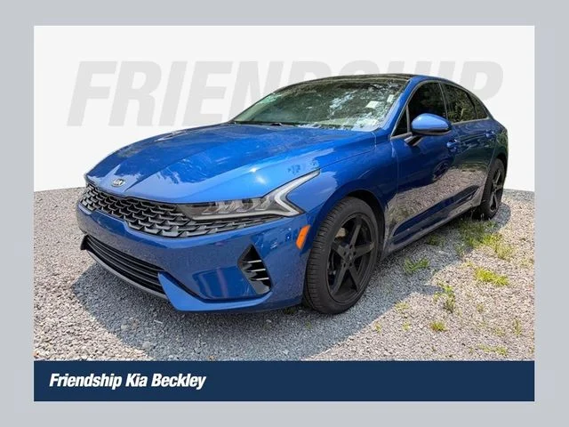 Used 2021 Blue Kia EX image 1