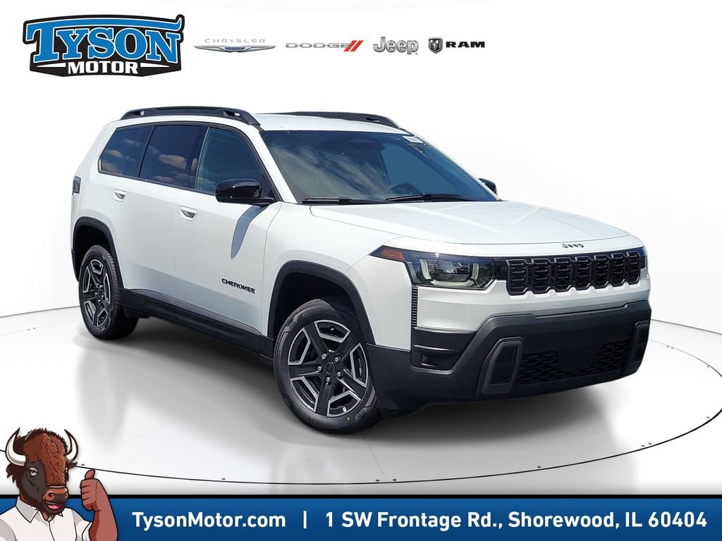 New 2026 Bright White Clearcoat Jeep Limited image 1
