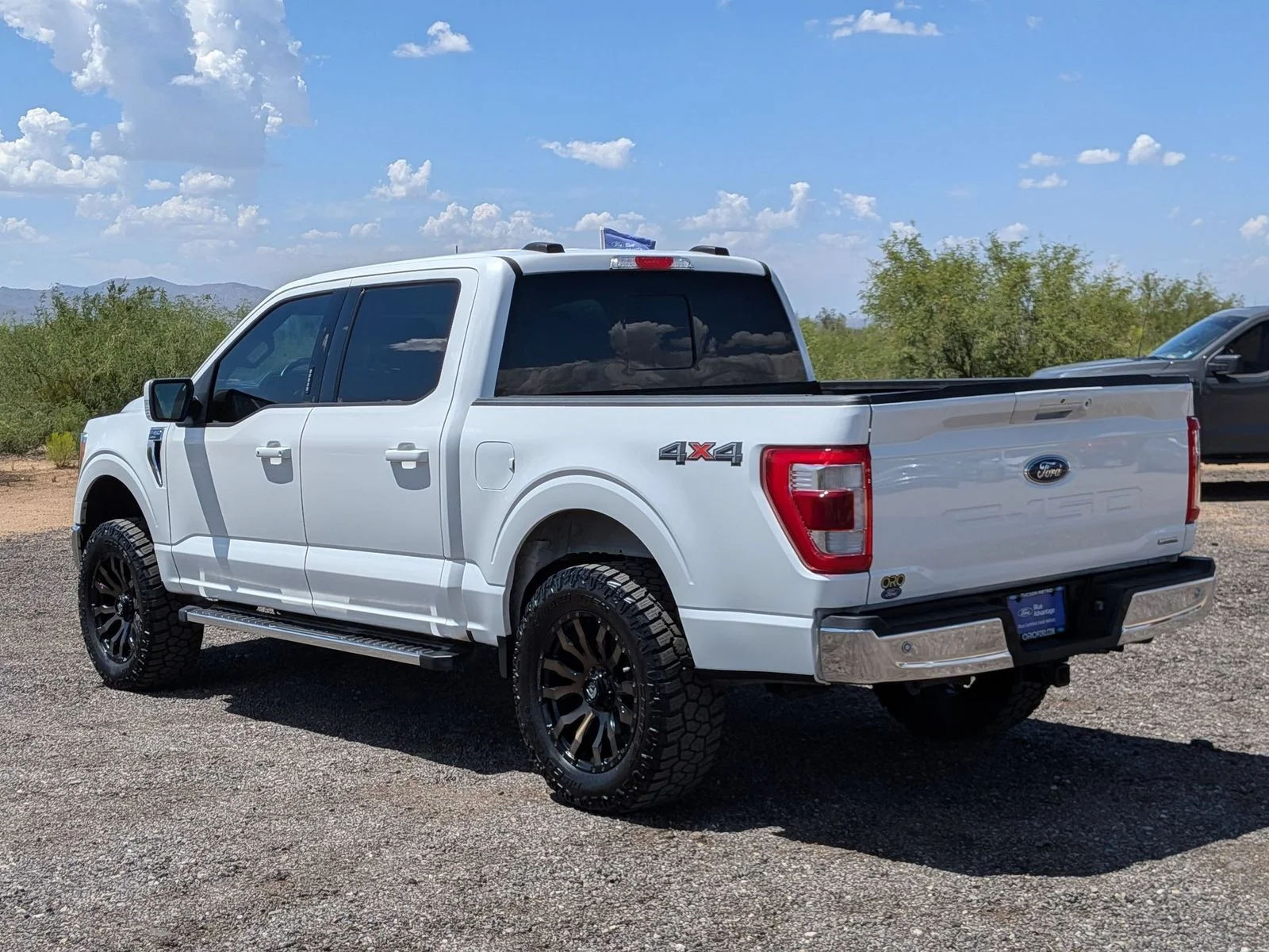 Certified Used 2022 White Metallic Ford Lariat image 8