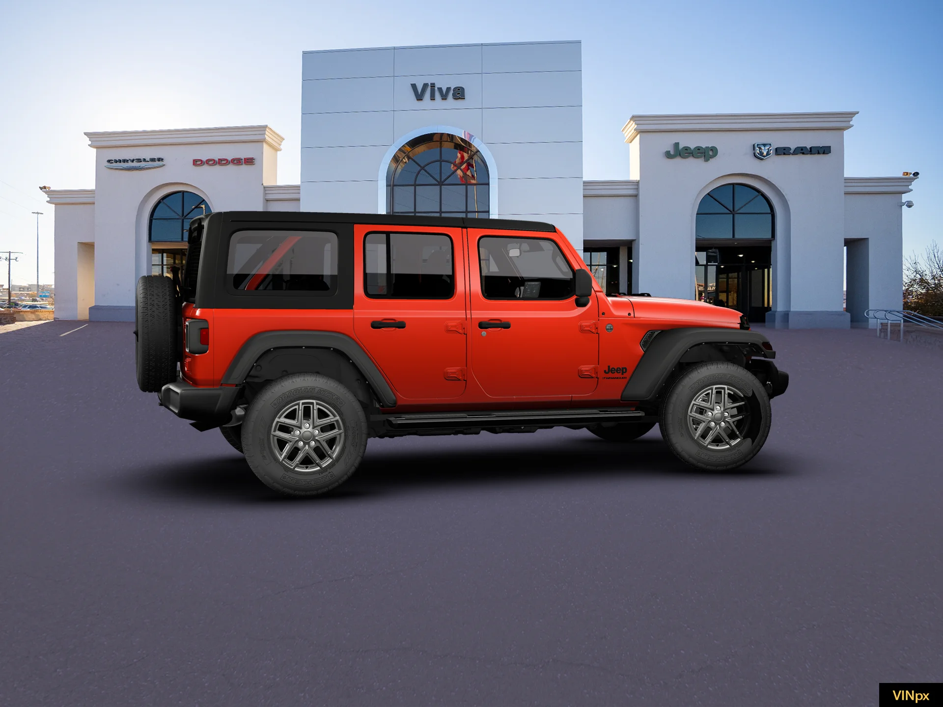 New 2026 Firecracker Red Clear-Coat Exterior Paint Jeep Sport image 27