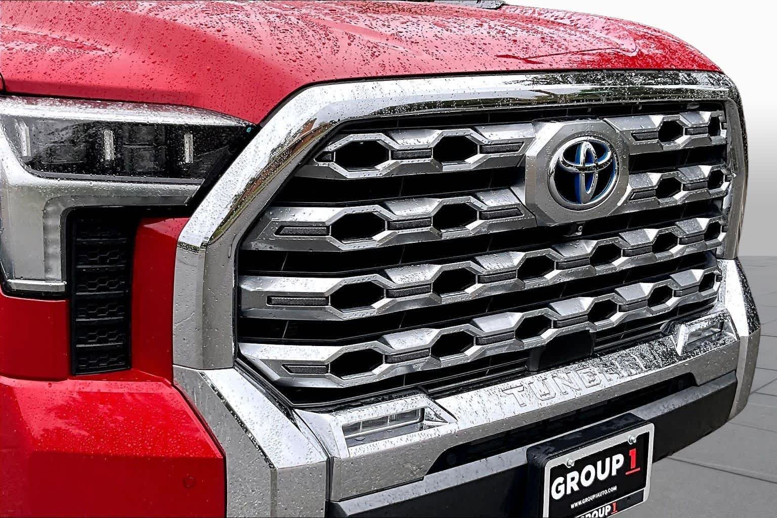 Used 2022 Supersonic Red Toyota 1794 Edition Hybrid image 29