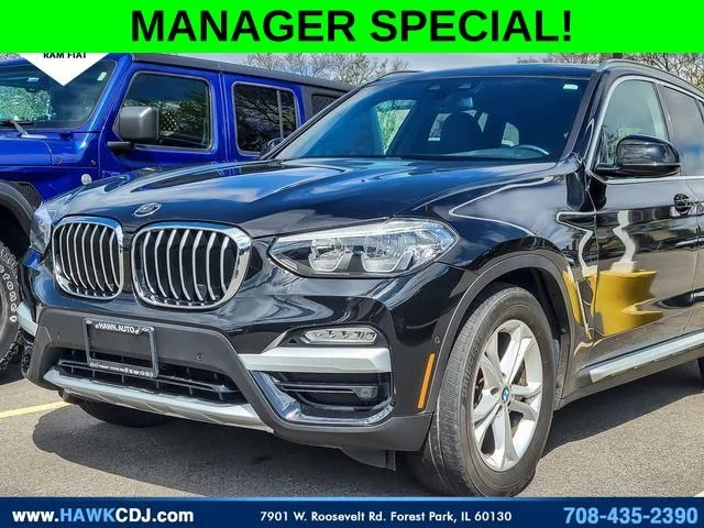 Used 2019 BMW X3 30i with VIN 5UXTR9C59KLE18235 for sale in Forest Park, IL