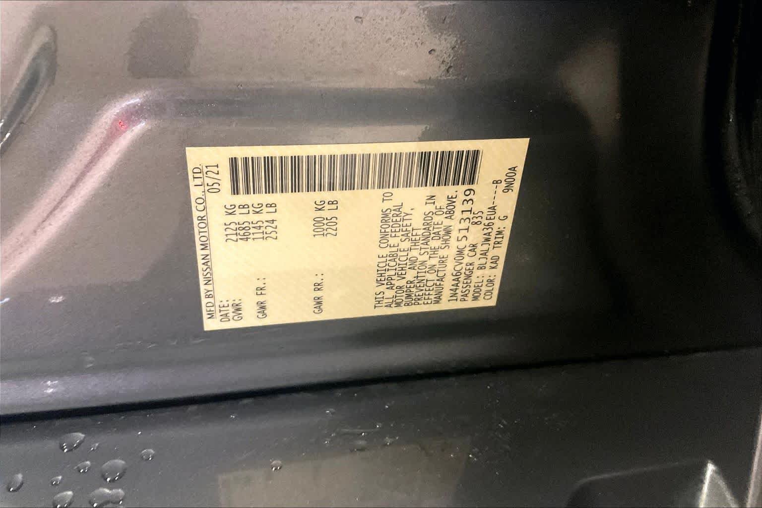 Used 2021 Gun Metallic Nissan SV image 31