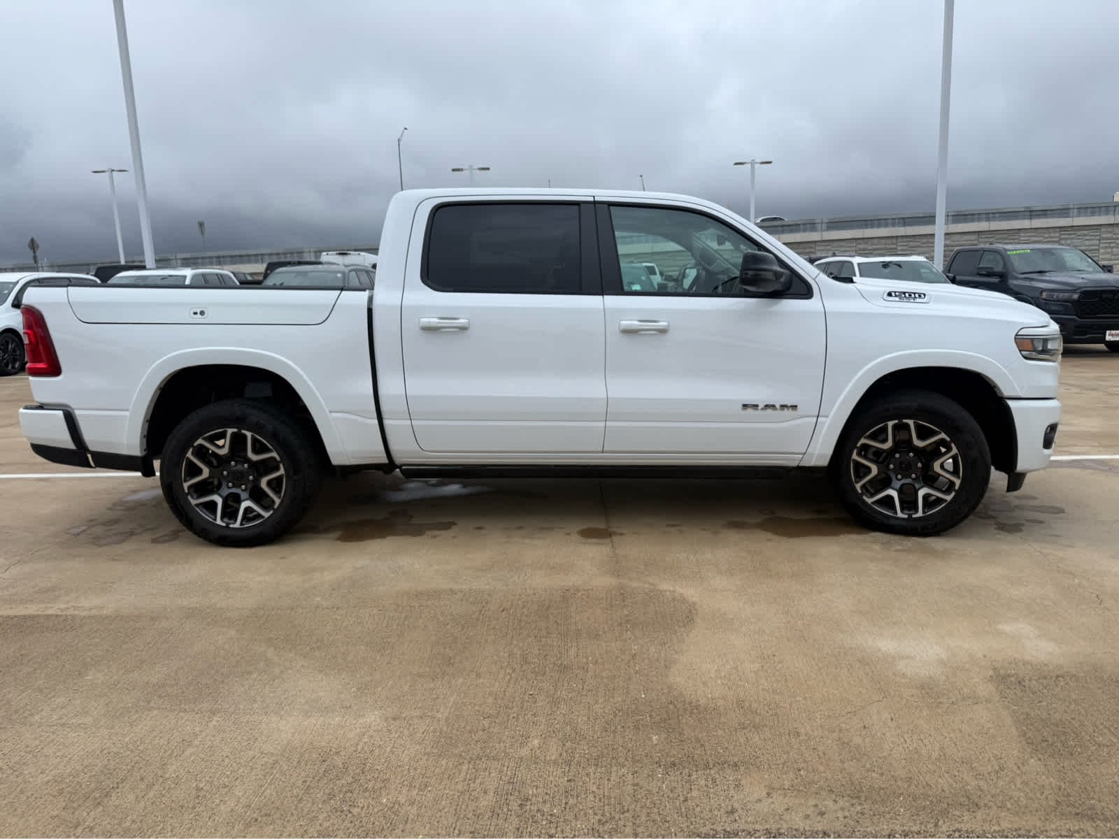 Used 2025 Bright White Clearcoat Ram Laramie image 5