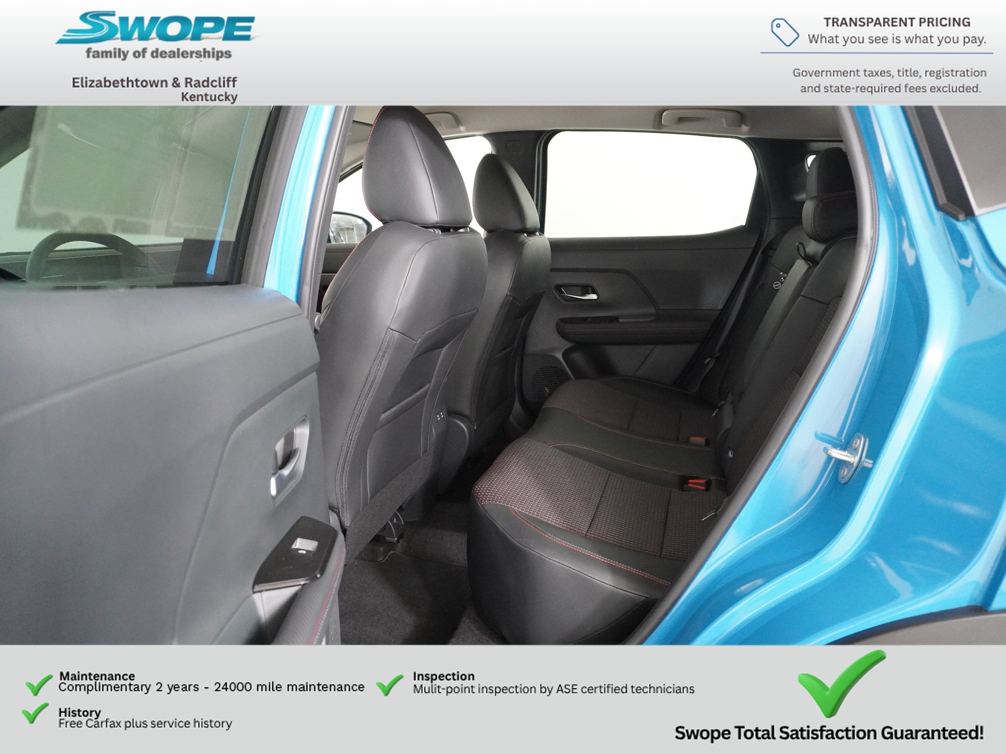 Used 2025 Arctic Ice Blue Metallic/Super Black Nissan SR image 12