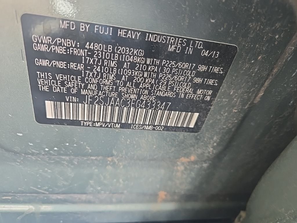 Used 2014 Green Subaru 2.5i image 9