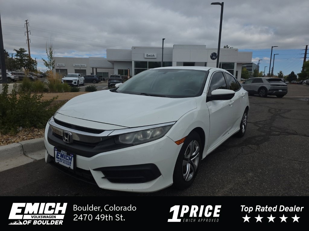 Used 2016 Taffeta White Honda LX image 1