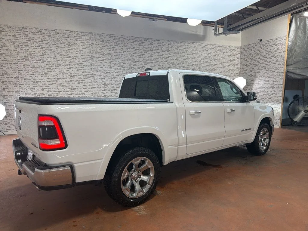 Used 2022 Ivory White Tri-Coat Pearlcoat Ram Laramie Longhorn image 7
