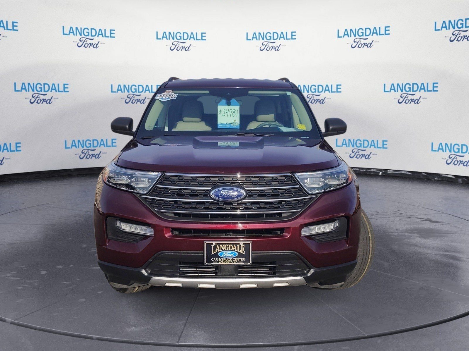 Used 2022 Burgundy Velvet Tinted Clearcoat Ford XLT image 12