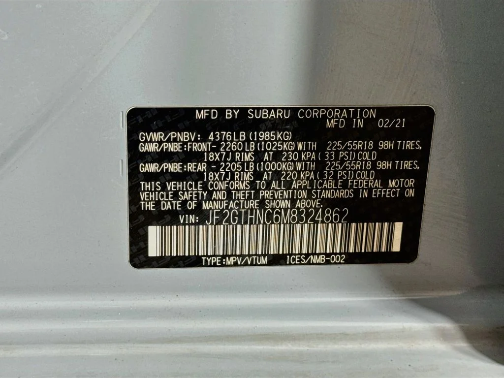 Used 2021 Gray Subaru Limited image 40