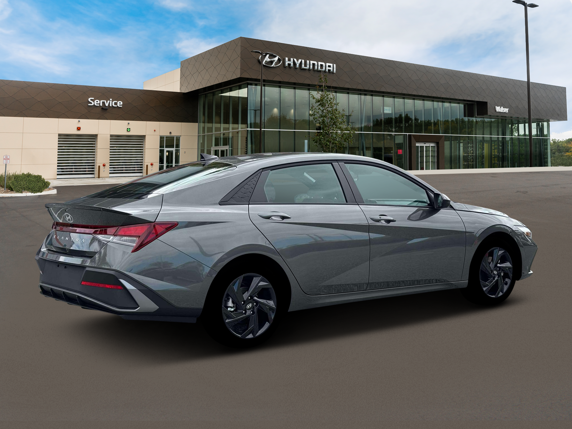 New 2026 Amazon Gray Hyundai SEL Sport Sedan FWD image 28