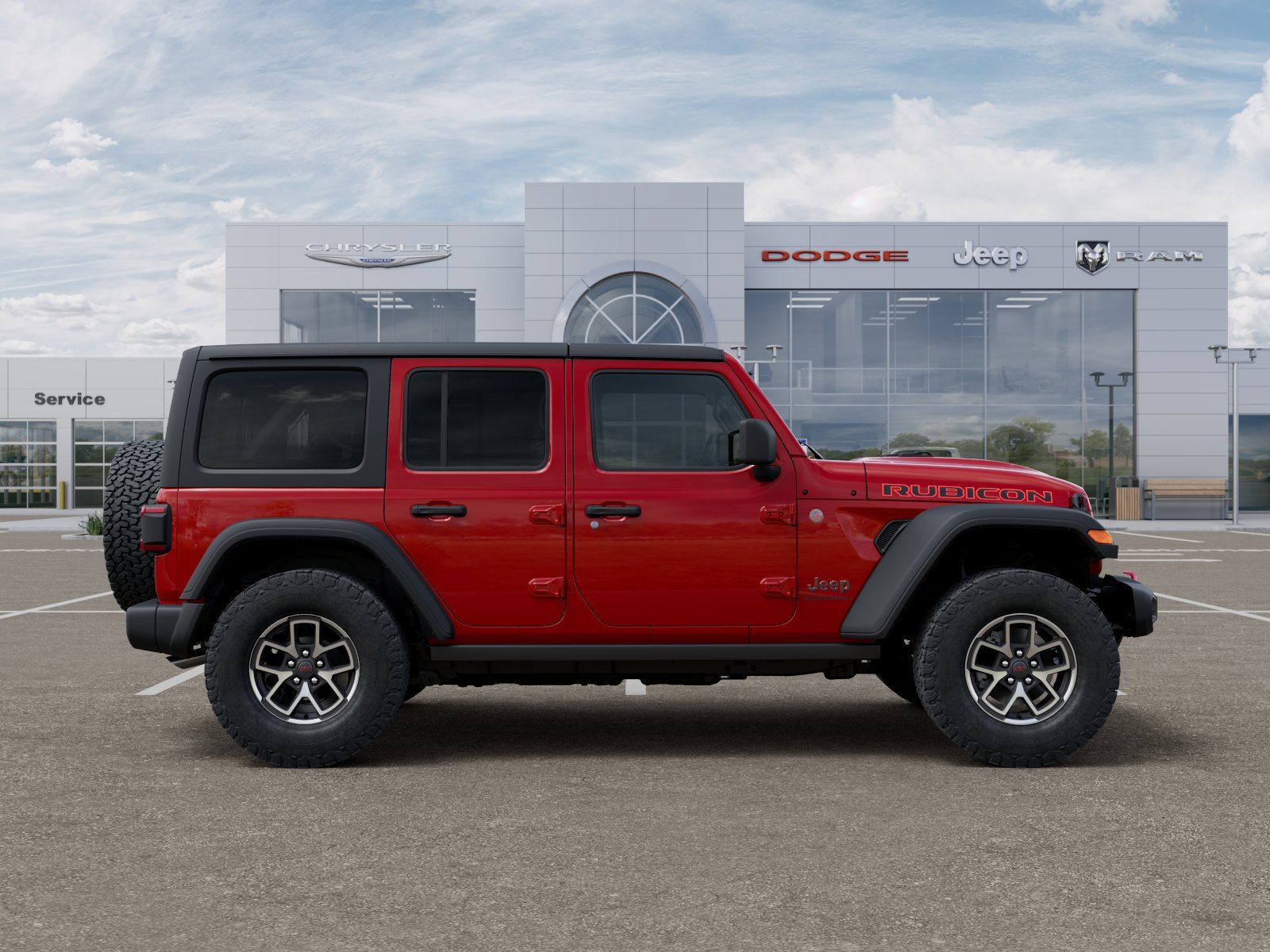 New 2026 Firecracker Red Clear-Coat Exterior Paint Jeep Rubicon image 49