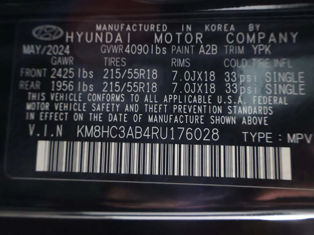 Used 2024 Black Hyundai SEL image 46