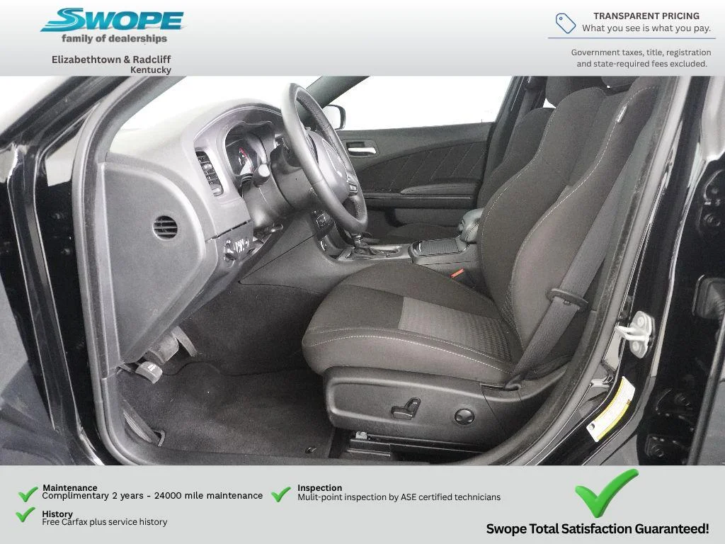 Used 2023 Pitch Black Clearcoat Dodge GT image 12