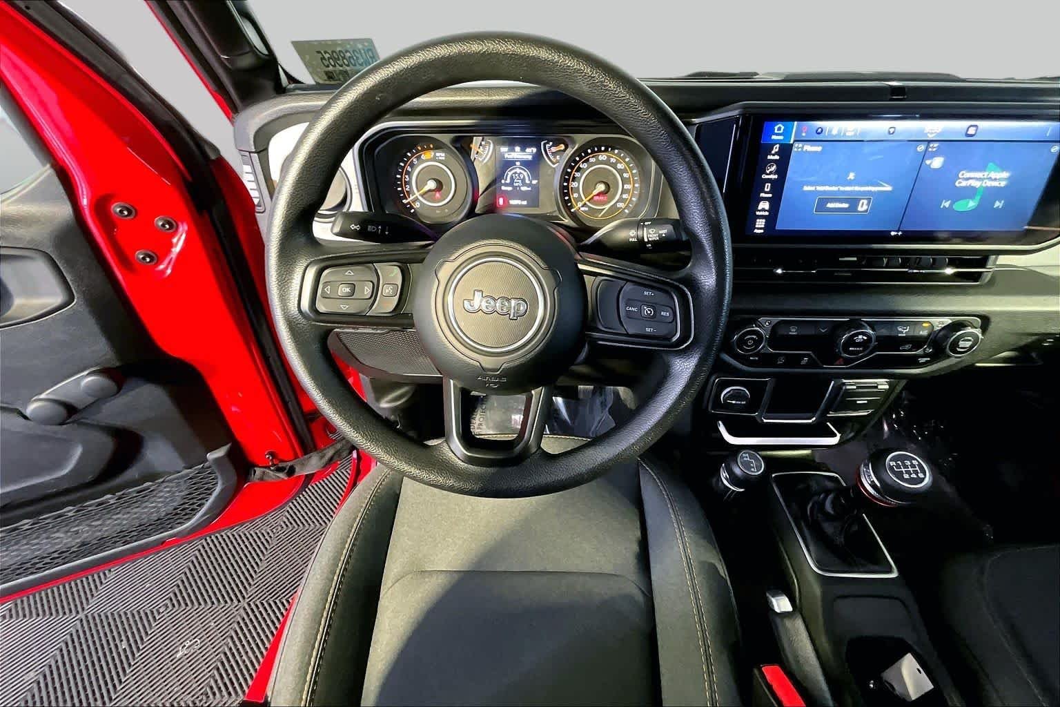 Used 2024 Firecracker Red Clearcoat Jeep Sport image 6