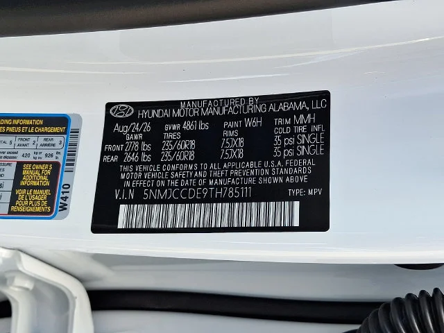 New 2026 White Hyundai SEL Premium image 18