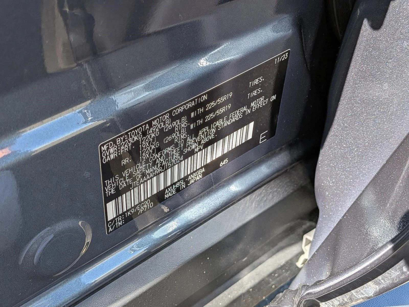 Used 2024 Coastal Gray Metallic Toyota XLE image 24