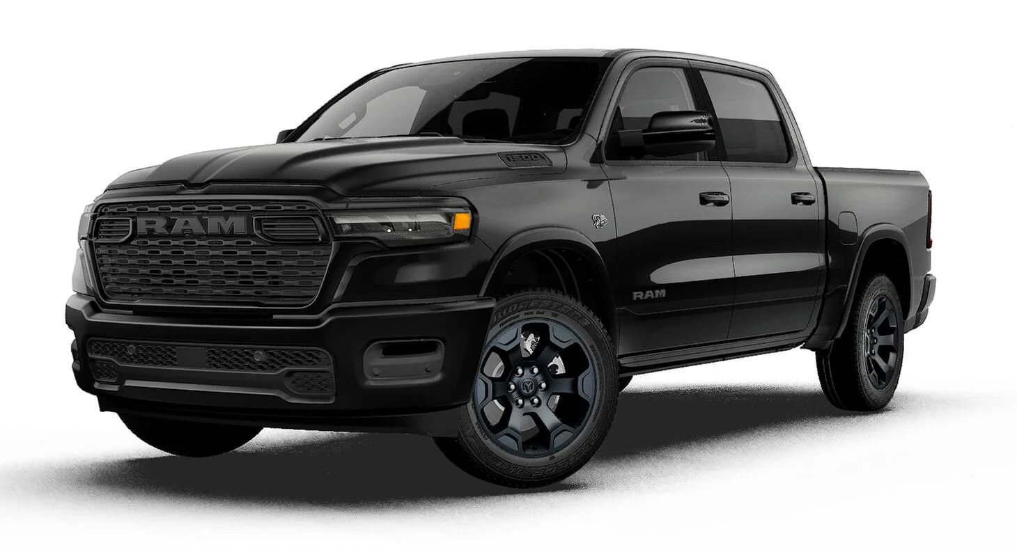 New 2027 Diamond Black Crystal Pearl-Coat Exterior Paint RAM BIG HORN image 27