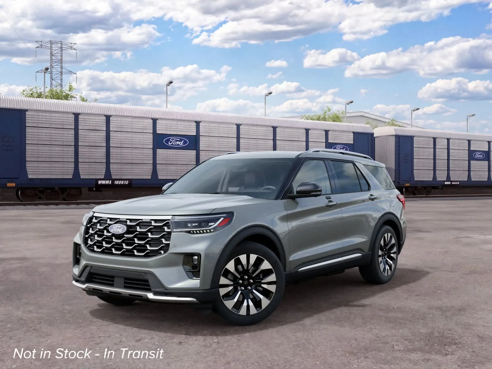 New 2027 AVALANCHE GRAY Ford 4DR 4WD PLTNM image 2