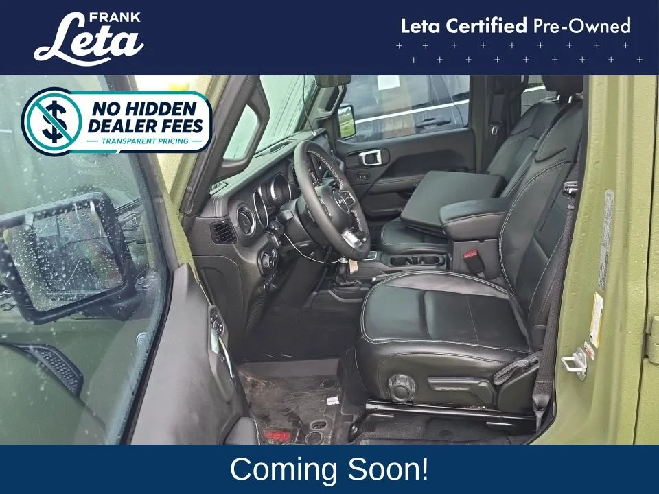 Used 2023 Silver Jeep Sahara 4xe image 3