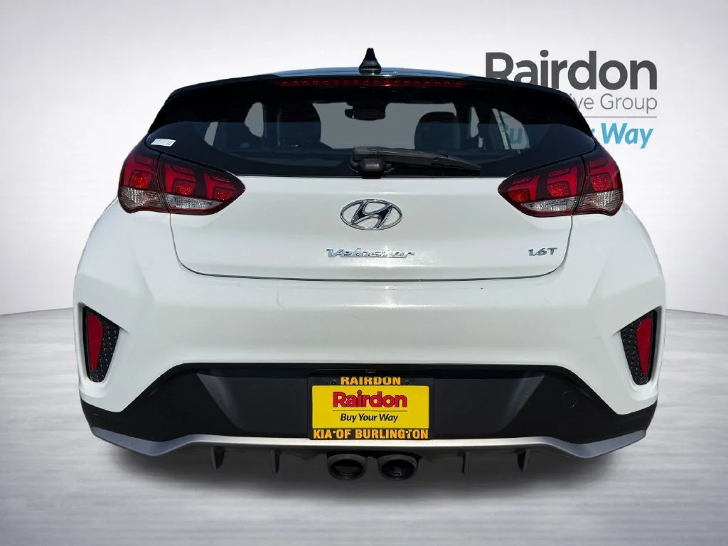 Used 2019 Chalk White w/Black Roof Hyundai Turbo Ultimate image 6