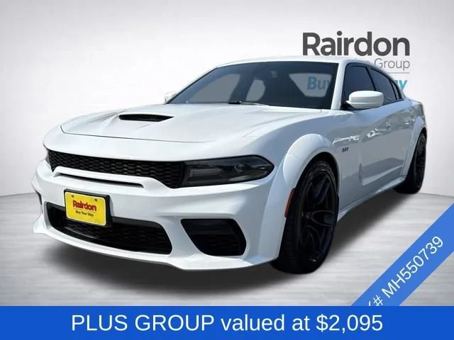 Used 2021 White Knuckle Clearcoat Dodge Scat Pack Widebody image 3
