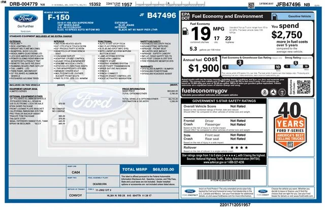 Used 2018 Blue Ford Limited image 3