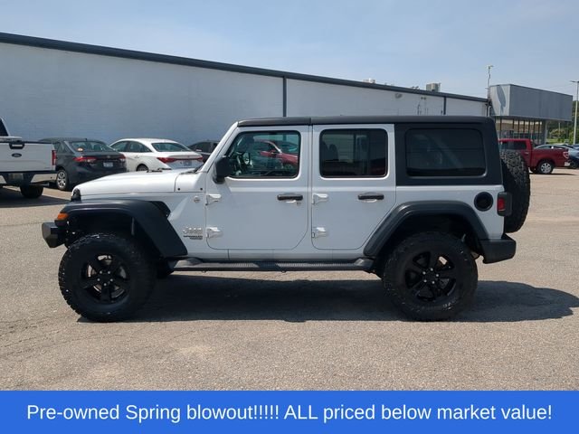 Used 2018 White Jeep Unlimited Sport S image 10
