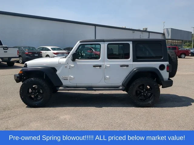 Used 2018 White Jeep Unlimited Sport S image 10