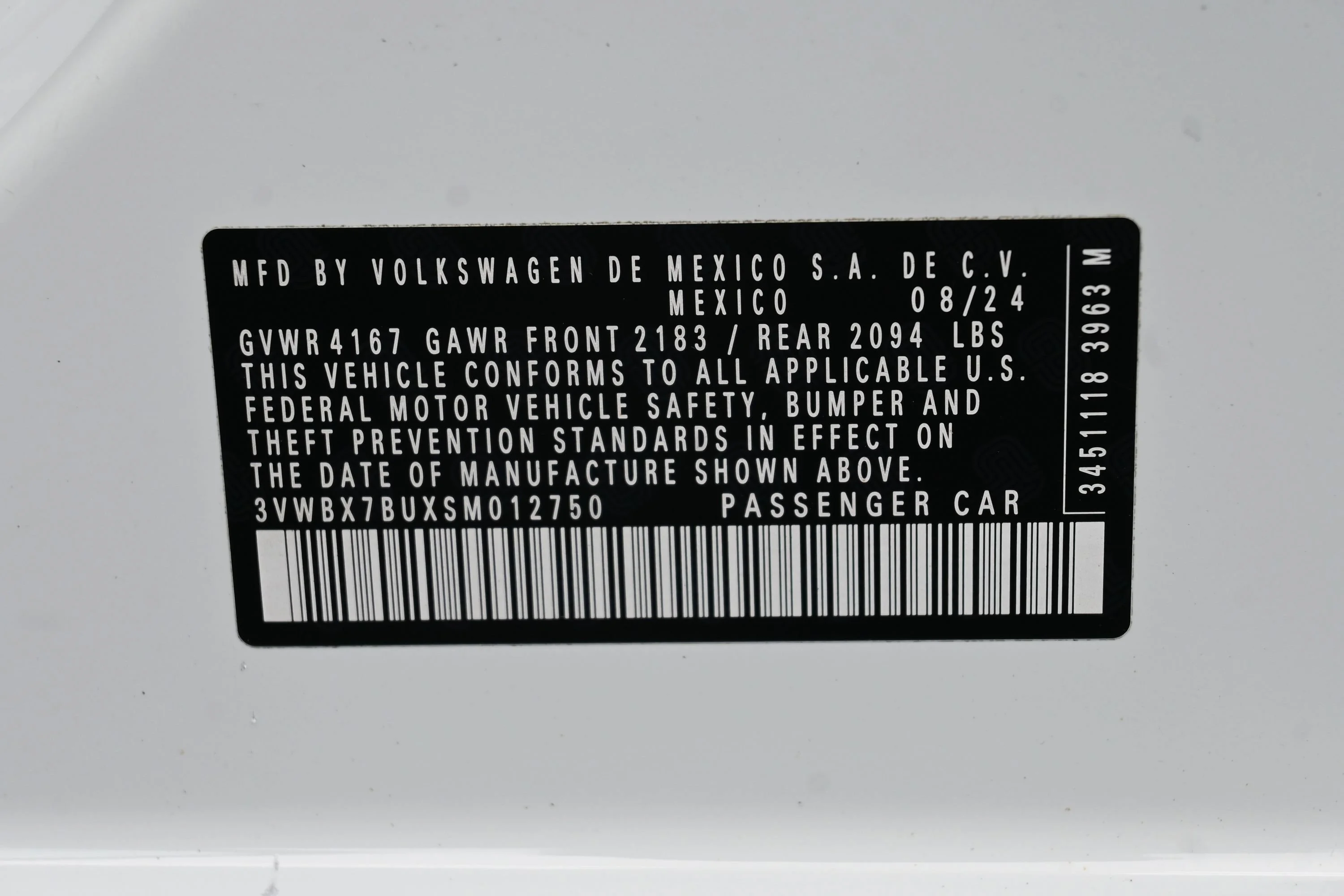 Used 2025 White Volkswagen Sport image 8
