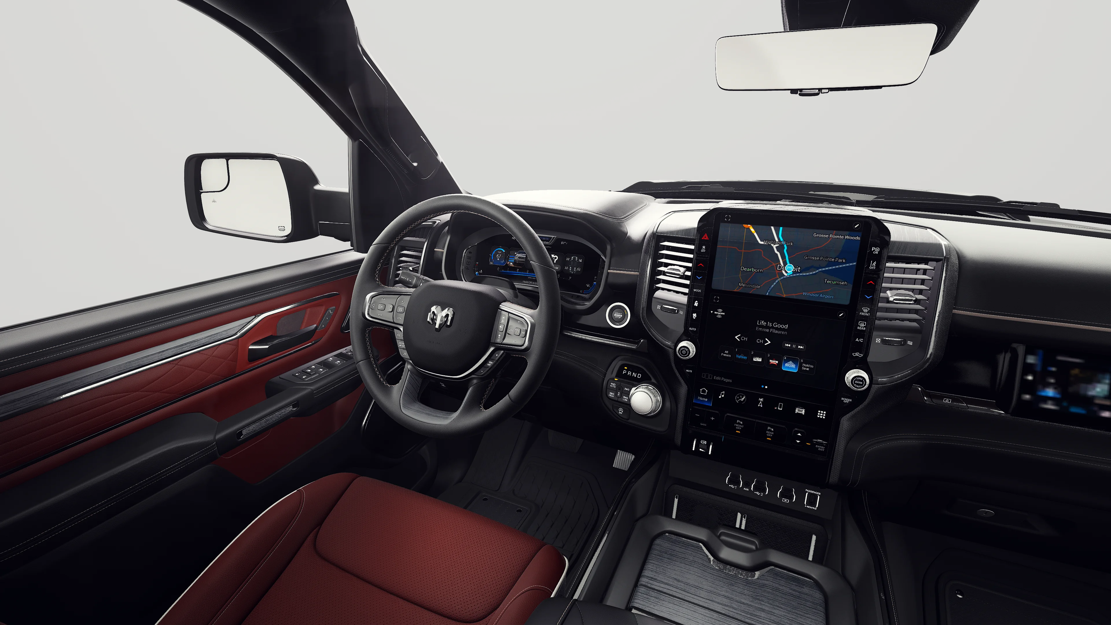 New 2027 Diamond Black Crystal Pearl-Coat Exterior Paint RAM Limited image 20