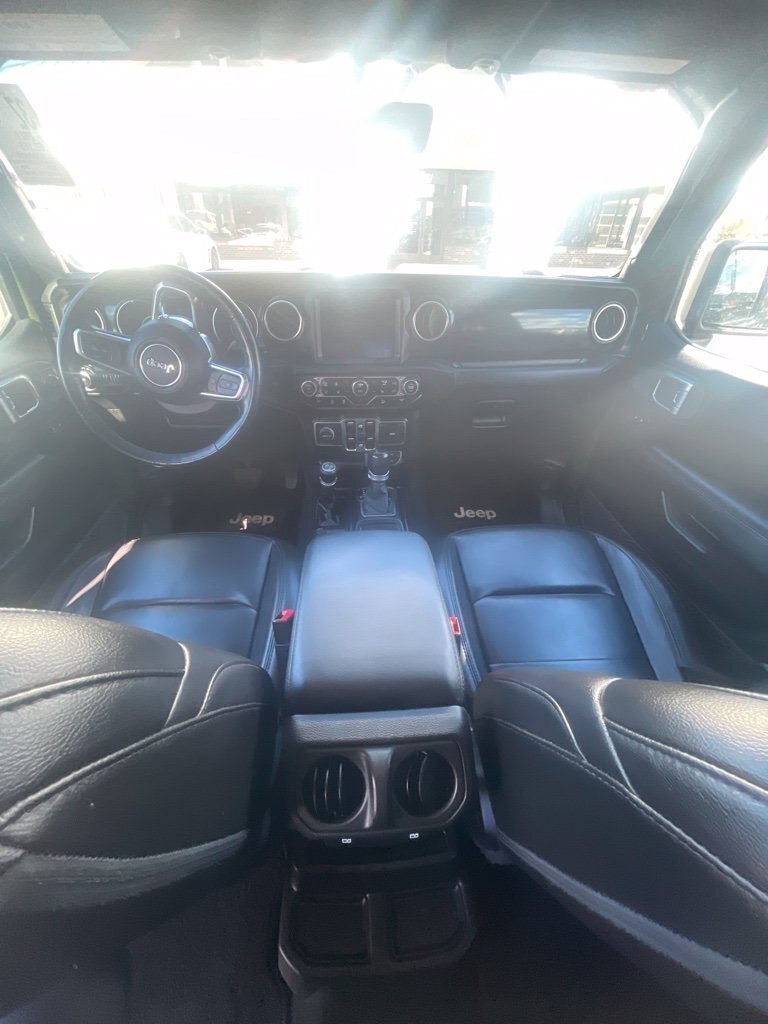 Certified Used 2021 Green Jeep Unlimited Sahara Altitude image 13