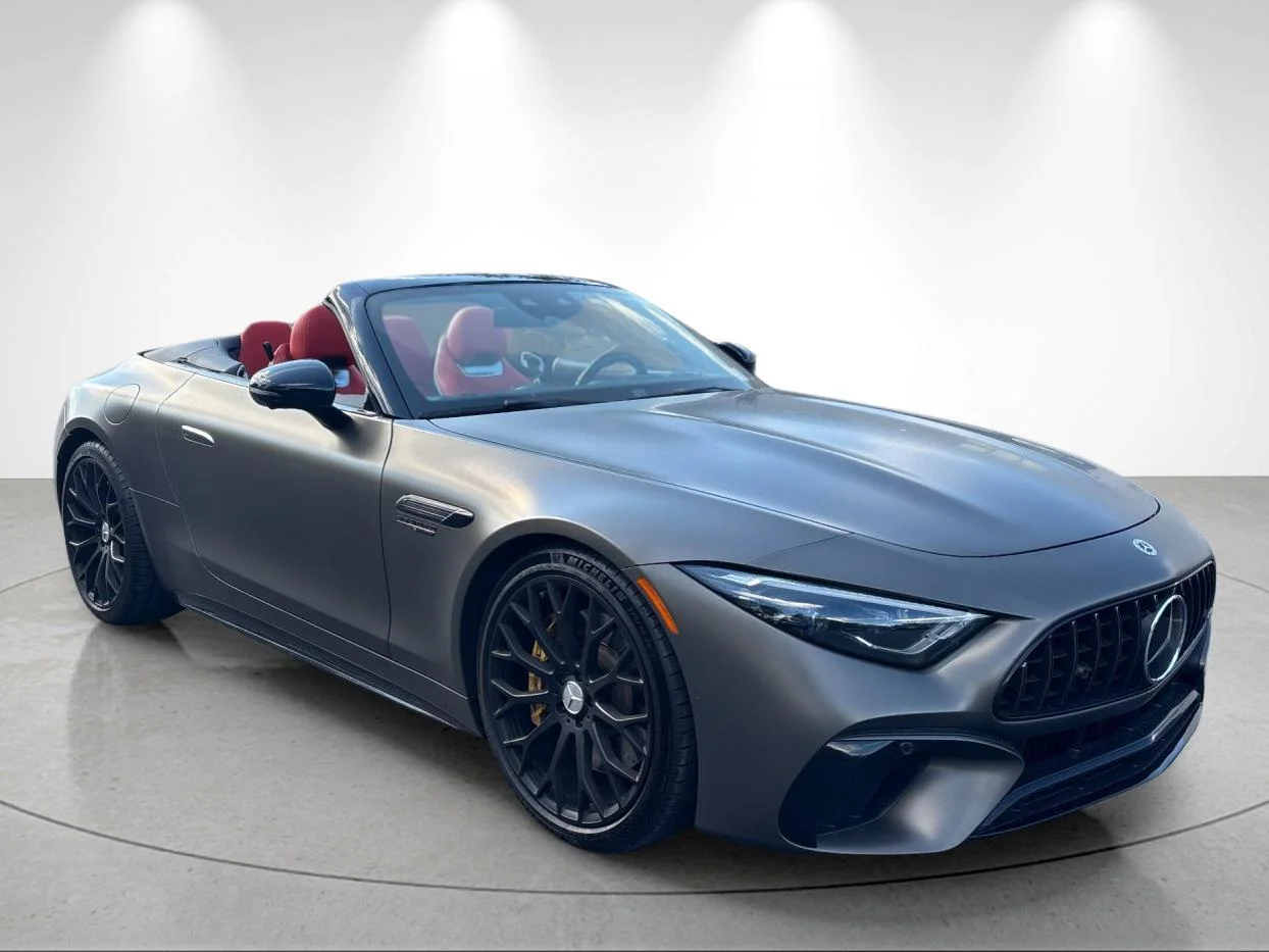 Used 2022 Selenite Grey Metallic Mercedes-Benz AMG® SL 55 image 7