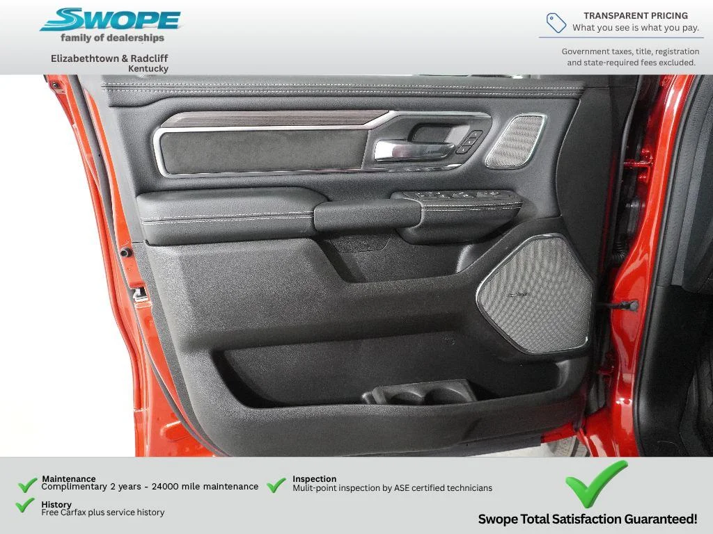 New 2026 Molten Red Pearl-Coat Exterior Paint RAM Laramie image 13