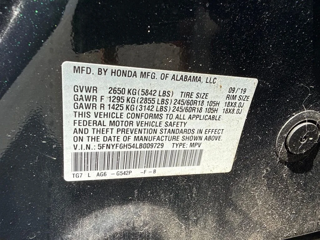 Used 2020 Green Honda EX-L image 10